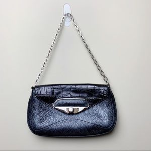 Furla vintage genuine leather shoulder bag